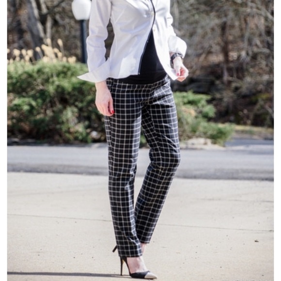 ann taylor plaid pants